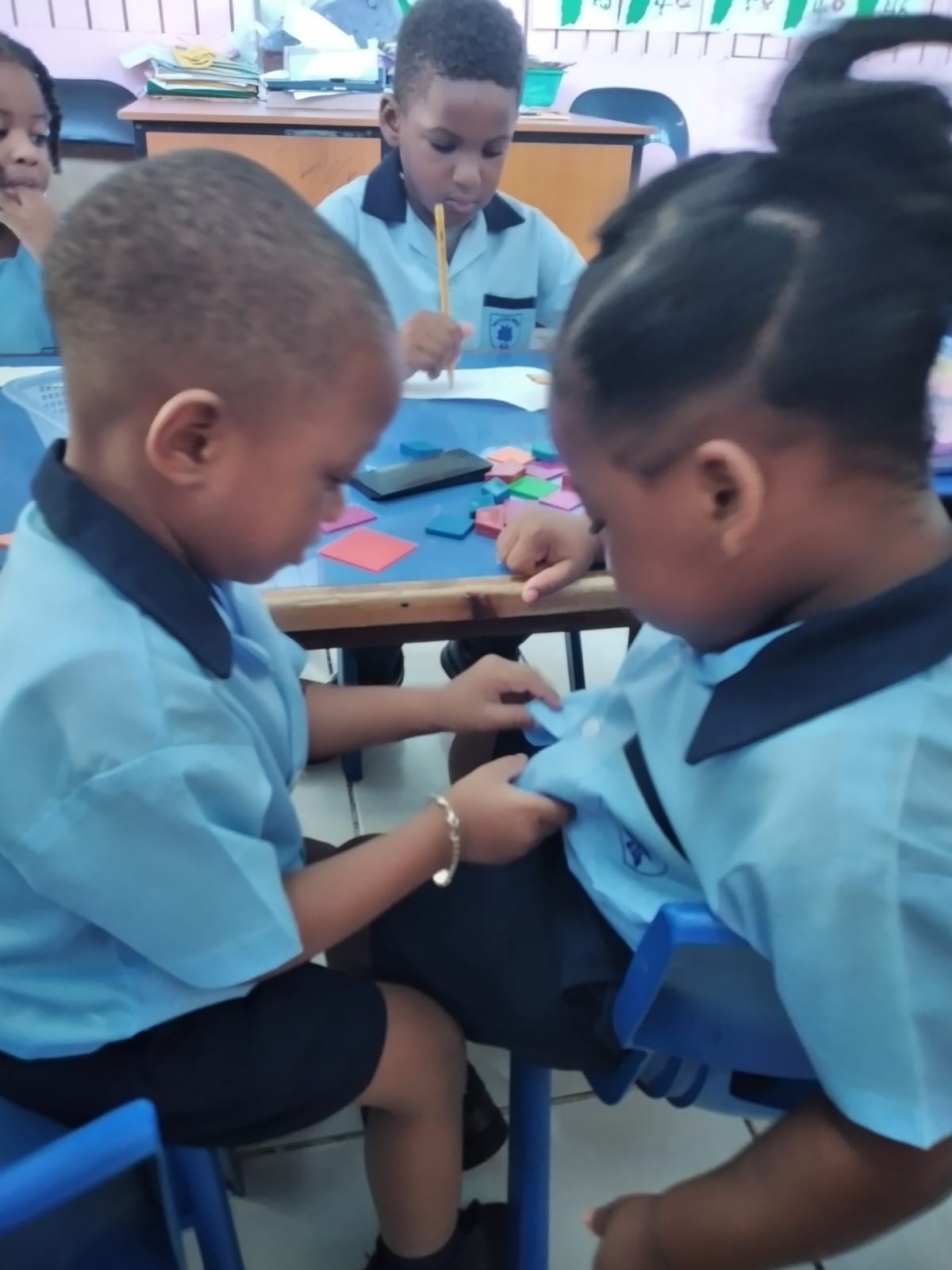 Student helping student